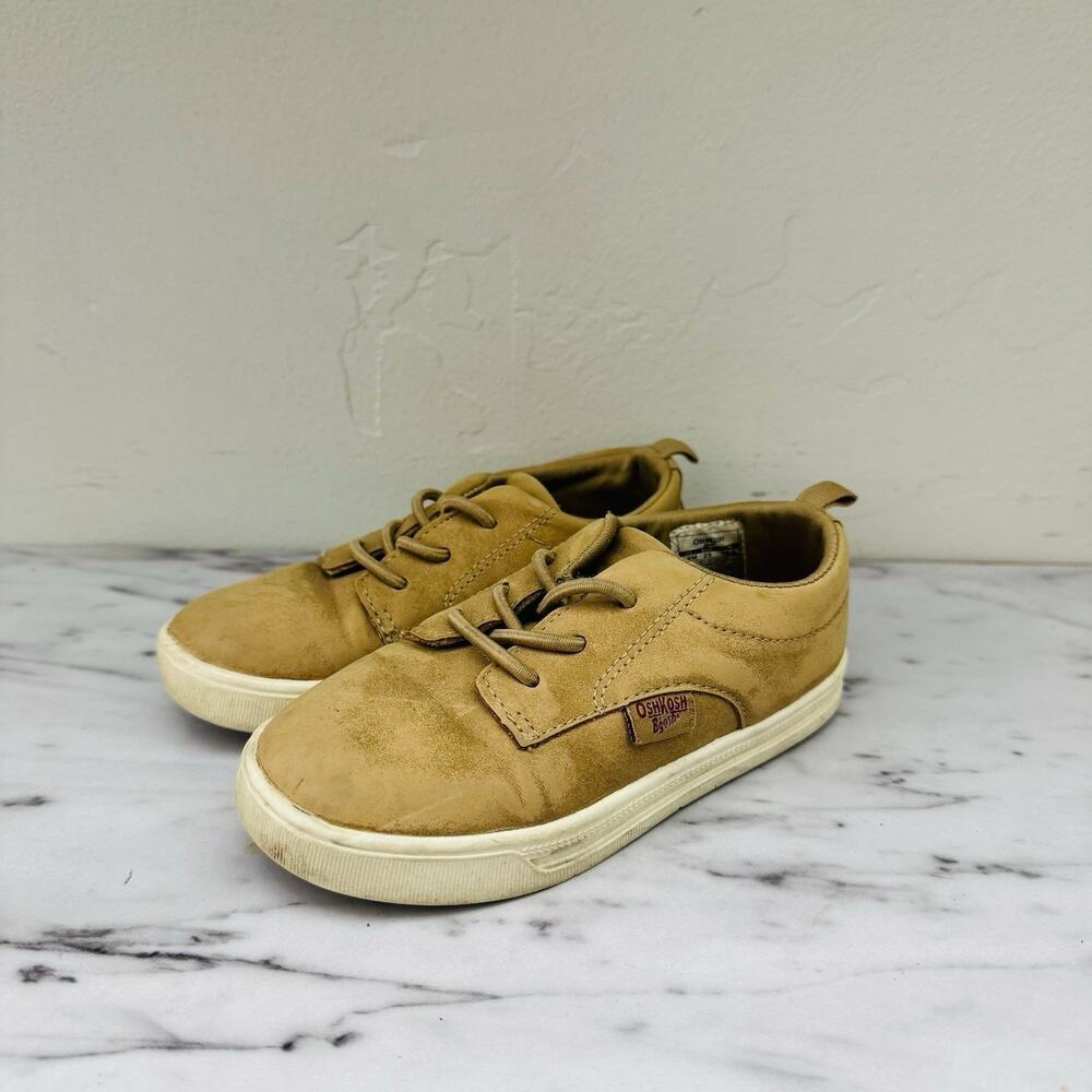 Oshkosh B’gosh Putney Oxford Tan Leather Shoe Boys Size 9